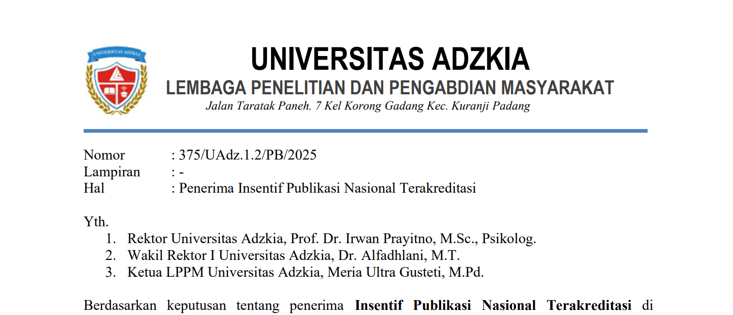 Pencairan Insentif Publikasi Mei 2025