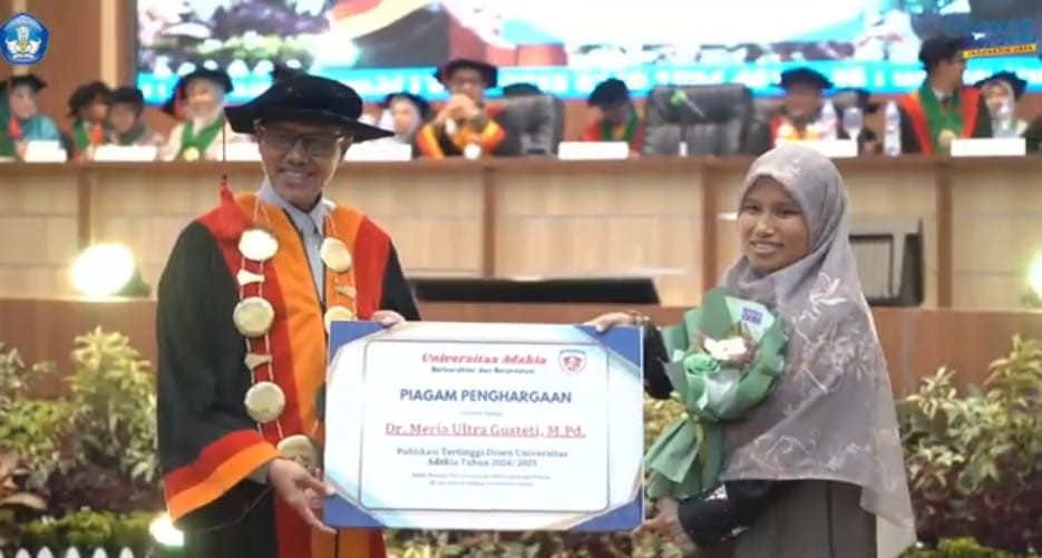 Apresiasi Dosen dengan Publikasi Tertinggi 2025