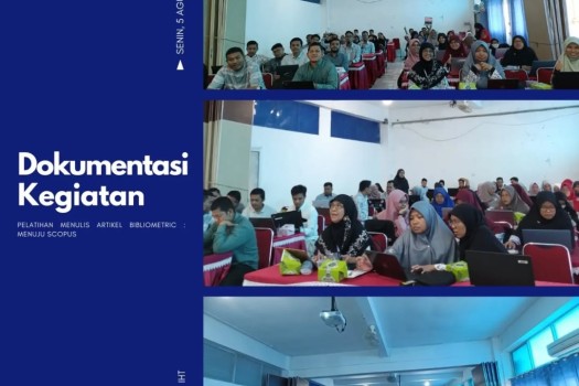 Pelatihan Menulis Artikel Bibliometrik